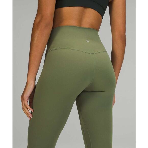 Lululemon Align High-Rise Pant 25" Green Women’s Size 4 Yoga Activewear - Picture 4 of 10